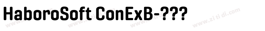 HaboroSoft ConExB字体转换 HaboroSoft ConExB字体转换